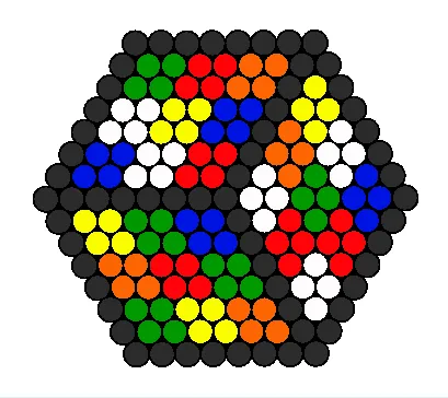3D perleplader – 3D Rubiks terning