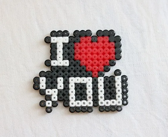 Valentinsdag perleplade – inspiration 8
