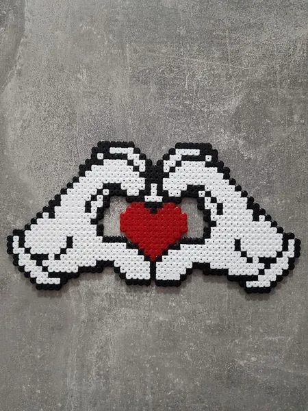 Valentinsdag perleplade – inspiration 11
