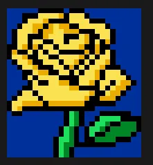 Valentinsdag perleplade – En gul rose