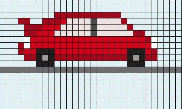 Bil perleplade – Bil fra Baby Driver