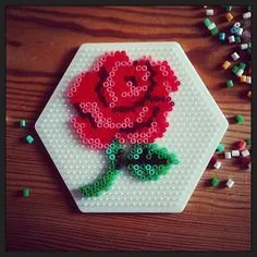 Blomster perleplade – inspiration 16