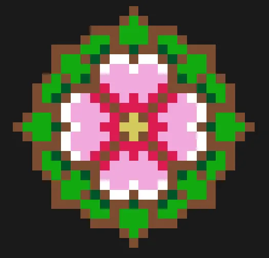 Blomster perleplade – Mandala-blomst