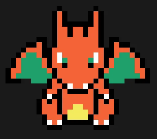 Charizard perleplade – Sød Charizard