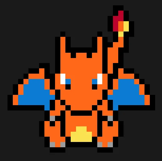 Charizard perleplade – Ildhalet firben