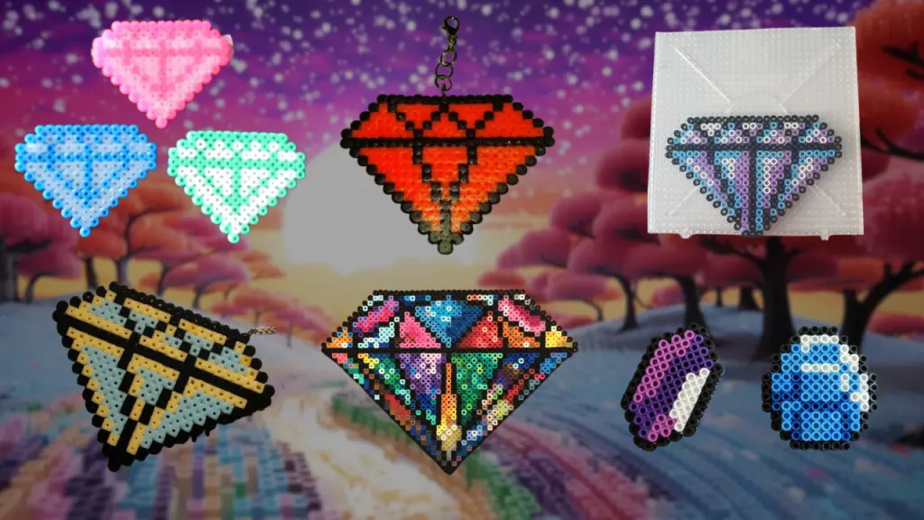 Diamant perleplade