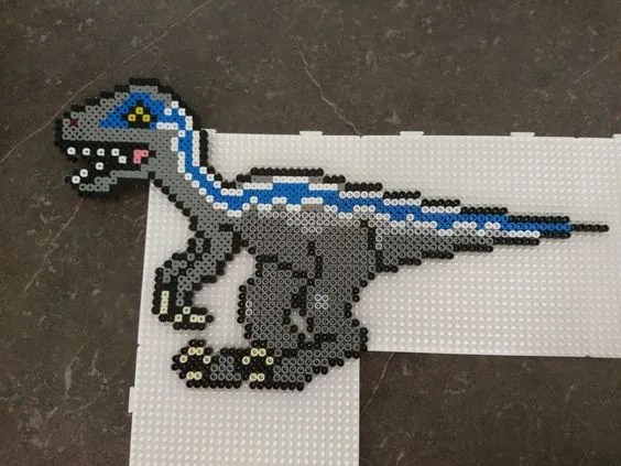 Dinosaur perleplade – inspiration 1