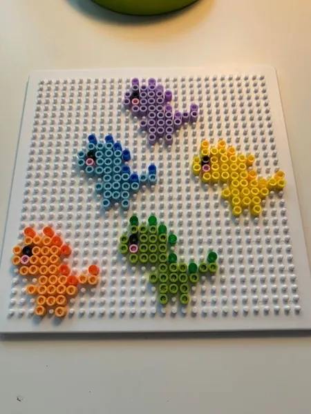 Dinosaur perleplade – inspiration 8
