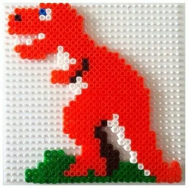 Dinosaur perleplade – inspiration 9