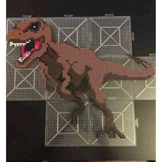 Dinosaur perleplade – inspiration 12