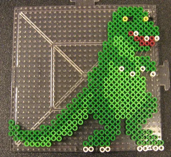 Dinosaur perleplade – inspiration 14
