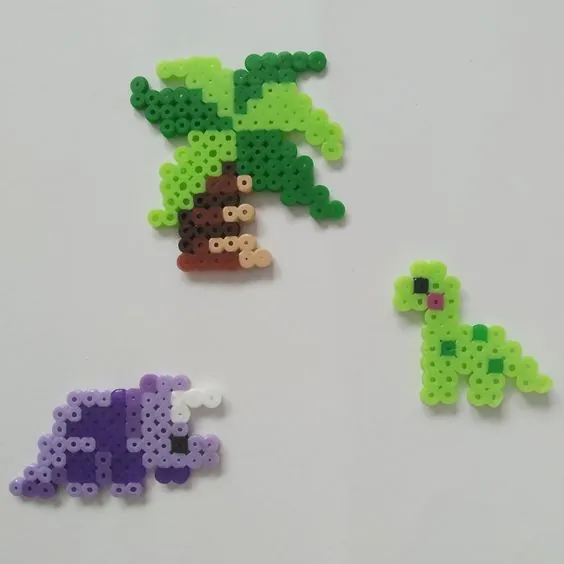 Dinosaur perleplade – inspiration 17