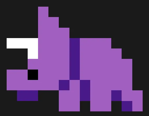 Dinosaur perleplade – Triceratops-dinosaur