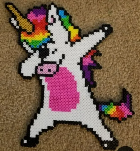 Enhjørning perleplade – Dabicorn