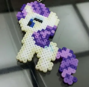 Enhjørning perleplade – Rarity – My Little Pony