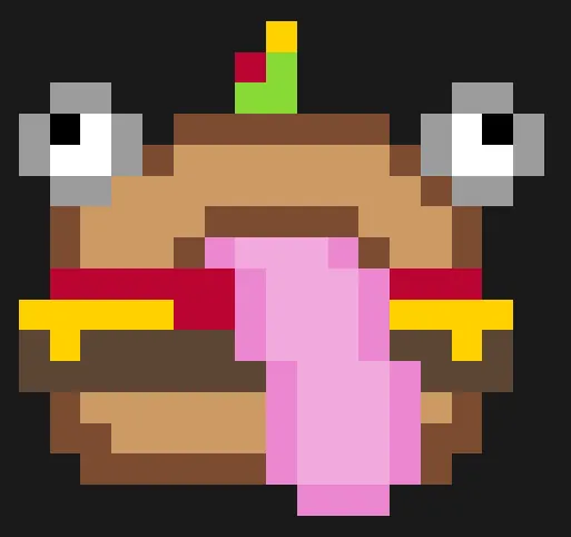 Fortnite perleplade – Fortnite-burger (Durr Burger)