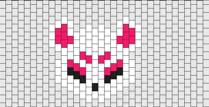 Fortnite perleplade – Drift-maske fra Fortnite (V1)