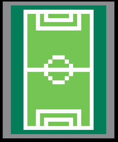 Fodbold perleplade – Fodboldbane