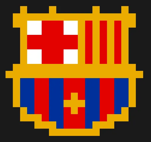 Fodbold perleplade – FC Barcelona