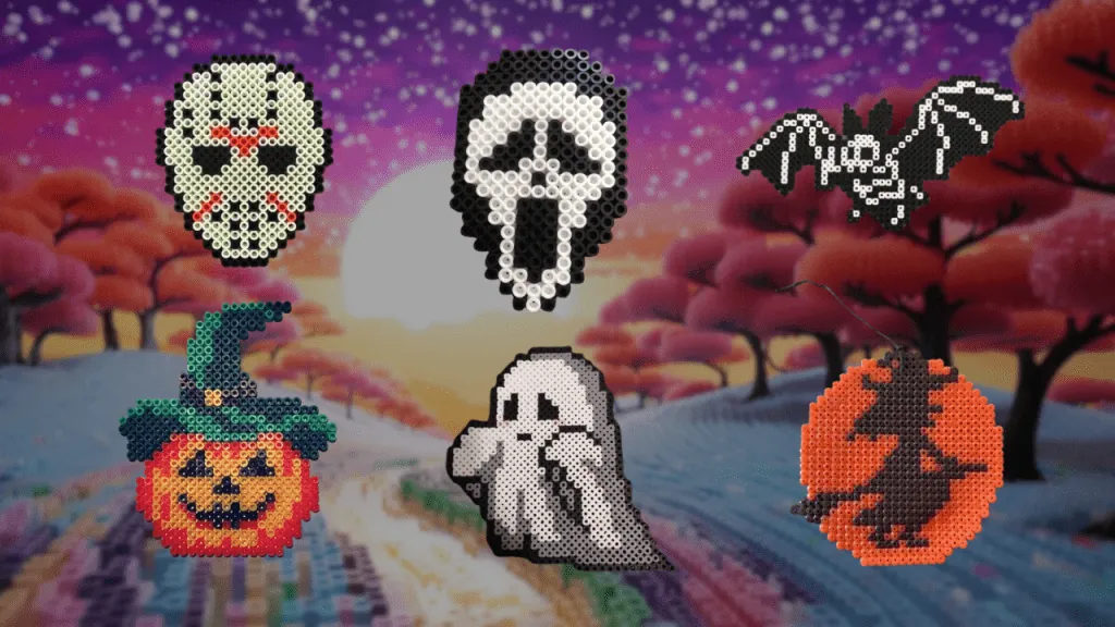 Halloween perleplade
