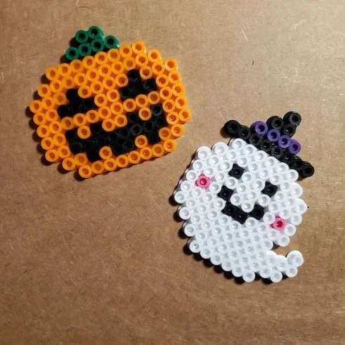 Halloween perleplade – inspiration 3