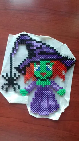 Halloween perleplade – inspiration 4