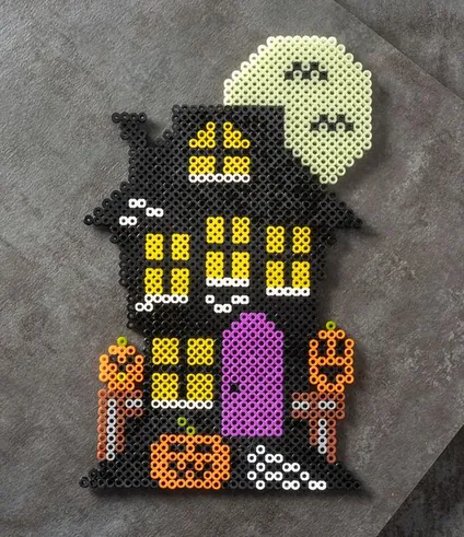 Halloween perleplade – inspiration 15
