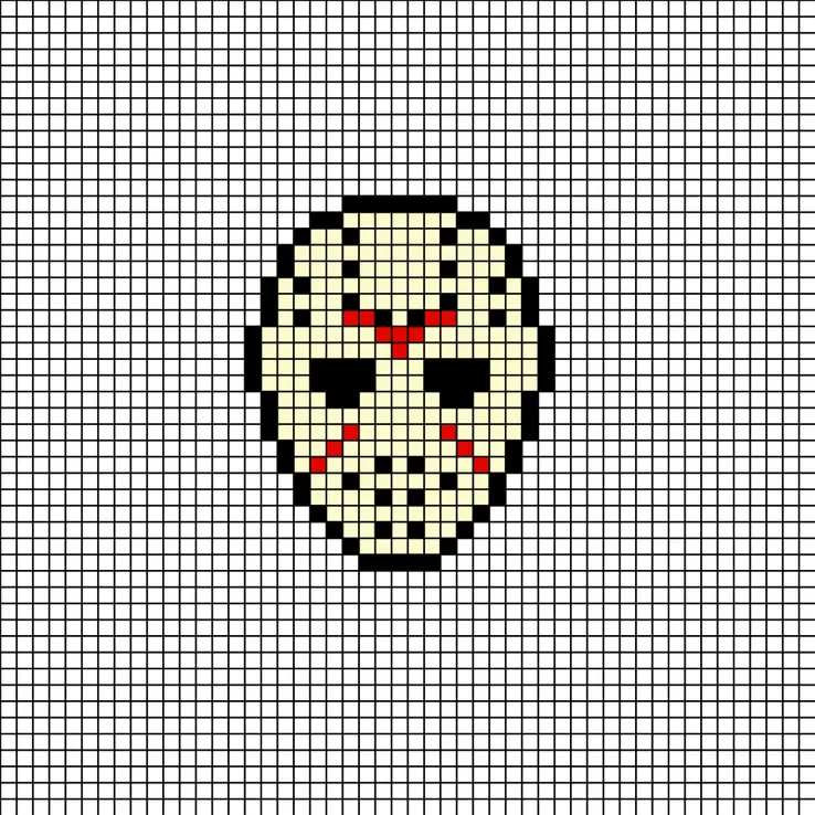 Halloween perleplade – Jason the Killer