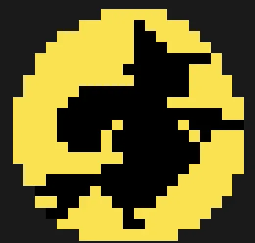Halloween perleplade – Heks