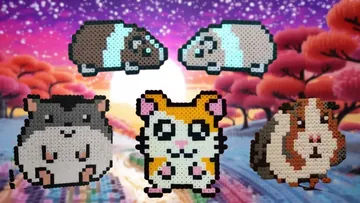Hamster perleplade