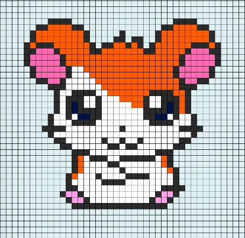 Hamster perleplade – Hamtaro