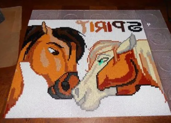 Hest perleplade – inspiration 1