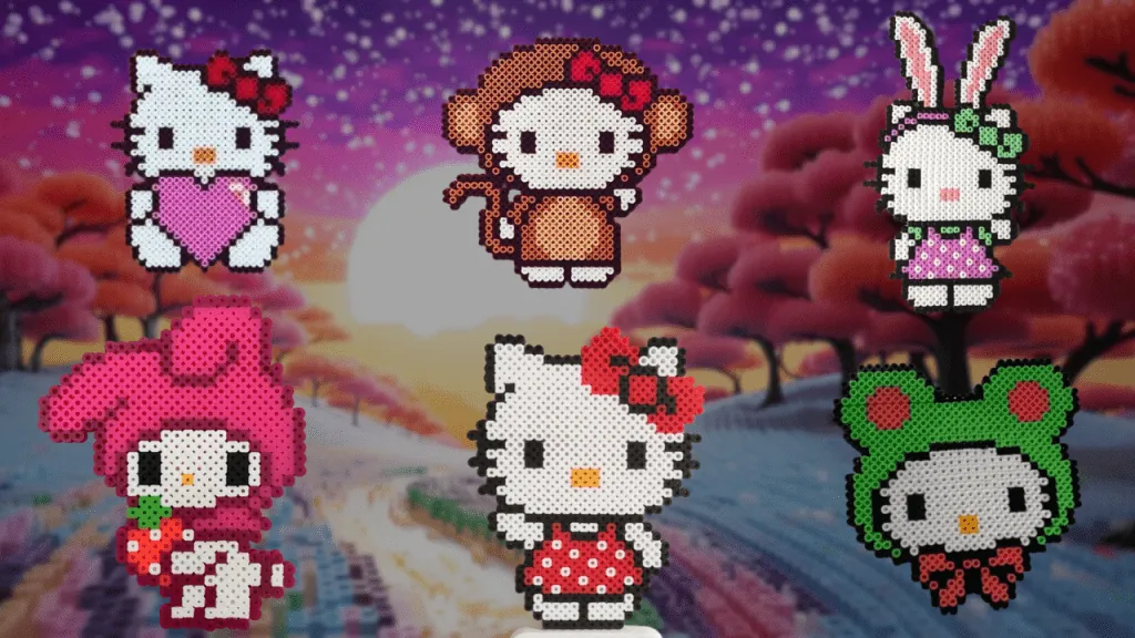 Hello Kitty perleplade