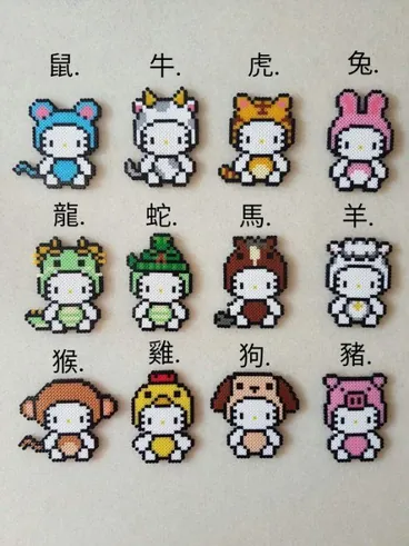 Hello Kitty perleplade – inspiration 14
