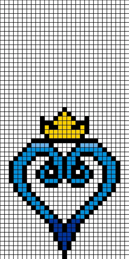 Hjerte perleplade – Kingdom Hearts-hjerte