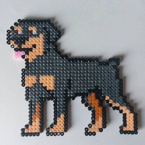 Hund perleplade – inspiration 14
