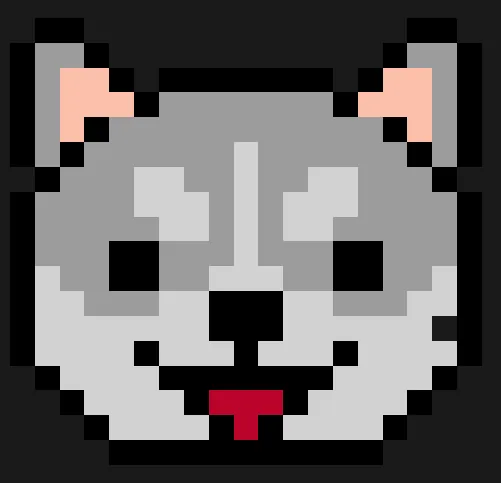 Hund perleplade – Husky