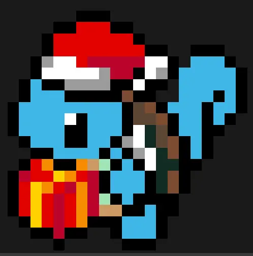 Jul perleplade – Jule-Squirtle
