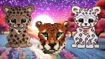 Leopard perleplade
