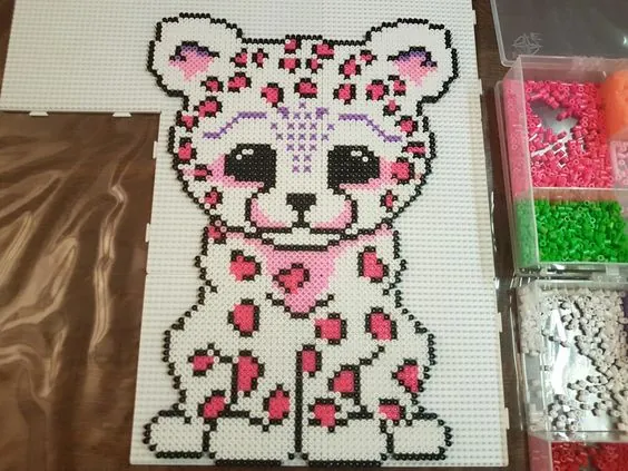 Leopard perleplade – inspiration 4