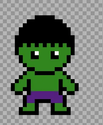 Marvel perleplade – Hulk