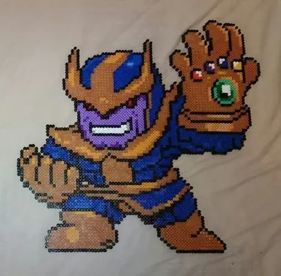 Marvel perleplade – Thanos