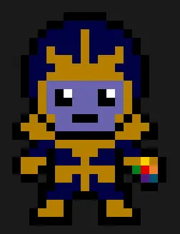 Marvel perleplade – Thanos V2