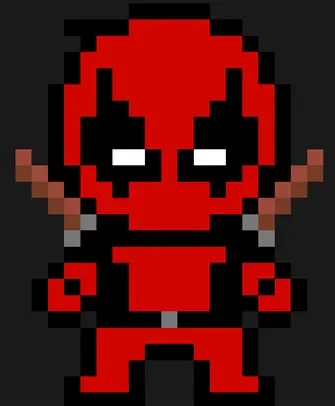 Marvel perleplade – Deadpool