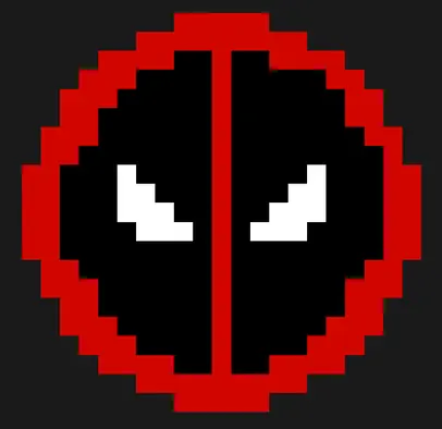 Marvel perleplade – Deadpool