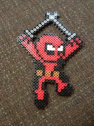 Marvel perleplade – Deadpool