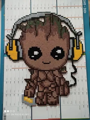 Marvel perleplade – Groot