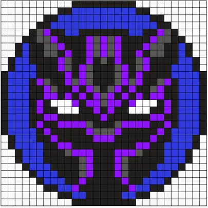 Marvel perleplade – Black Panther-glasunderlag