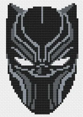 Marvel perleplade – Black Panther-glasunderlag