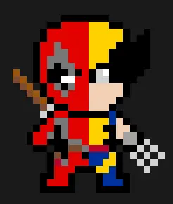 Marvel perleplade – Deadpool og Wolverine